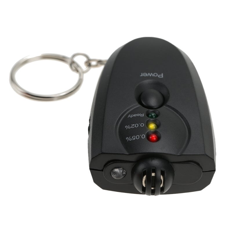 Portable Breathalyzer Keychain: Quick Response, Easy To Use Breath Alcohol Tester With 3 LED Bac Display & Ultra-Bright Torch - Durable Quality Material for Drivers, Home And Travel Use - Image 5