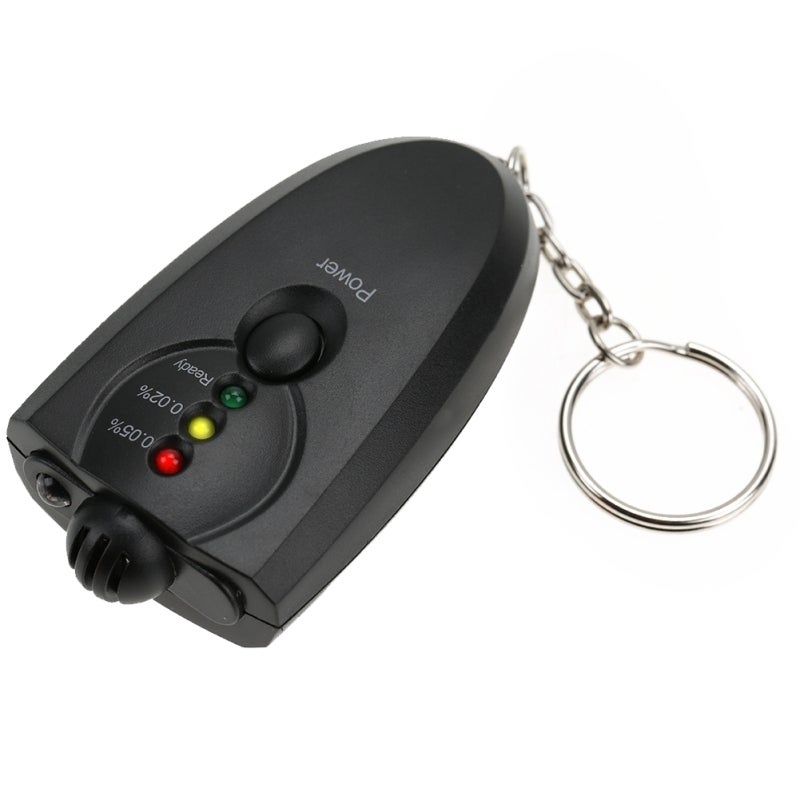 Portable Breathalyzer Keychain: Quick Response, Easy To Use Breath Alcohol Tester With 3 LED Bac Display & Ultra-Bright Torch - Durable Quality Material for Drivers, Home And Travel Use - Image 3