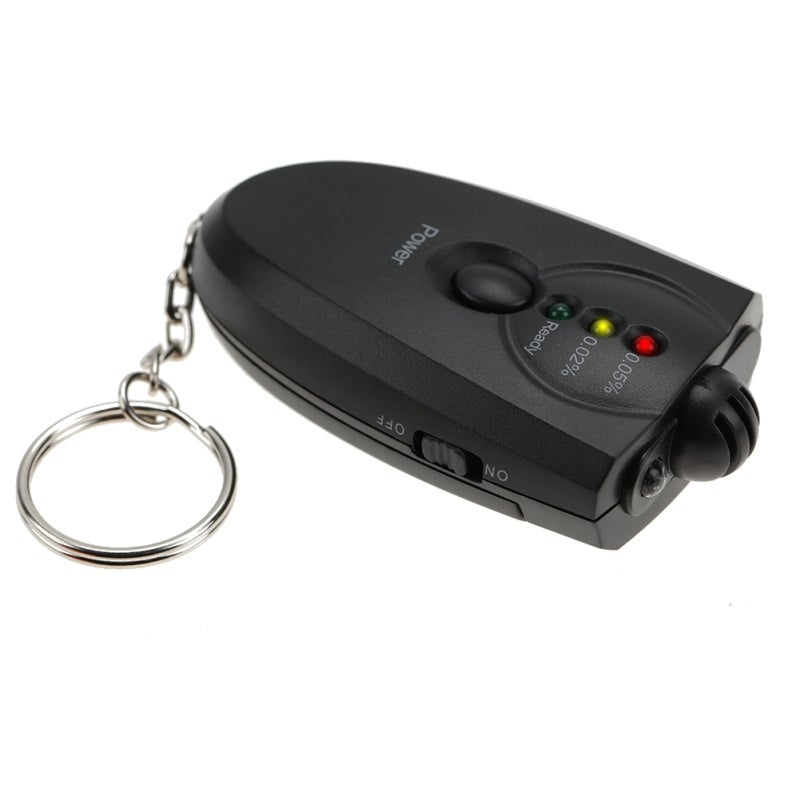 Portable Breathalyzer Keychain: Quick Response, Easy To Use Breath Alcohol Tester With 3 LED Bac Display & Ultra-Bright Torch - Durable Quality Material for Drivers, Home And Travel Use - Image 4