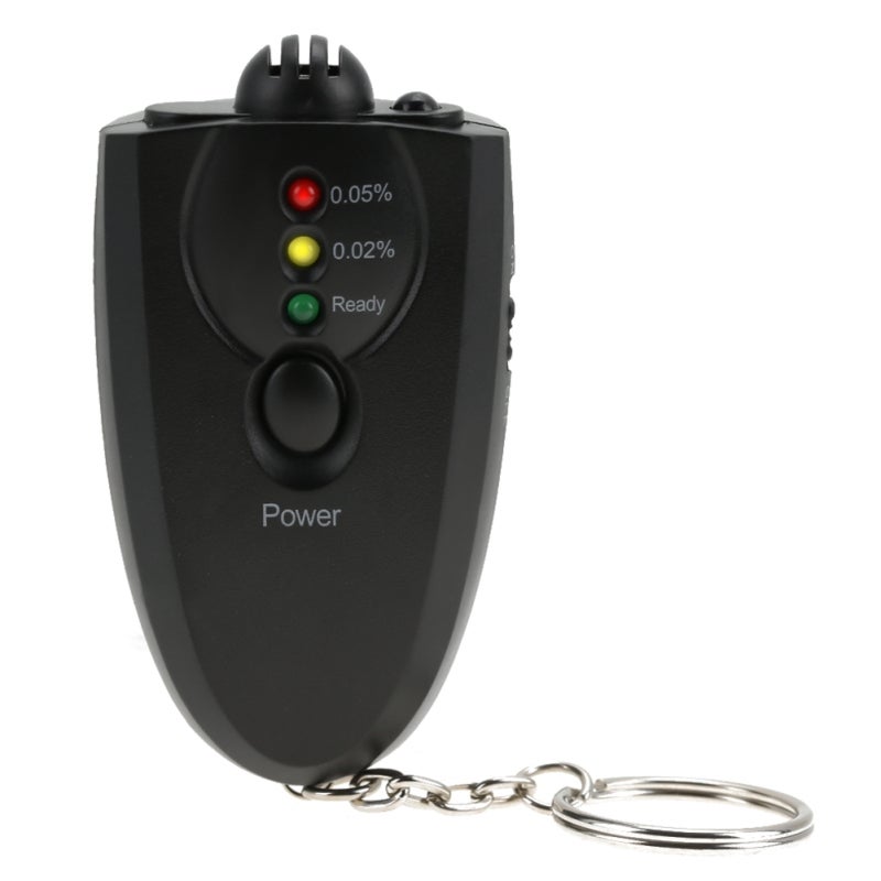 Portable Breathalyzer Keychain: Quick Response, Easy To Use Breath Alcohol Tester With 3 LED Bac Display & Ultra-Bright Torch - Durable Quality Material for Drivers, Home And Travel Use - Image 2