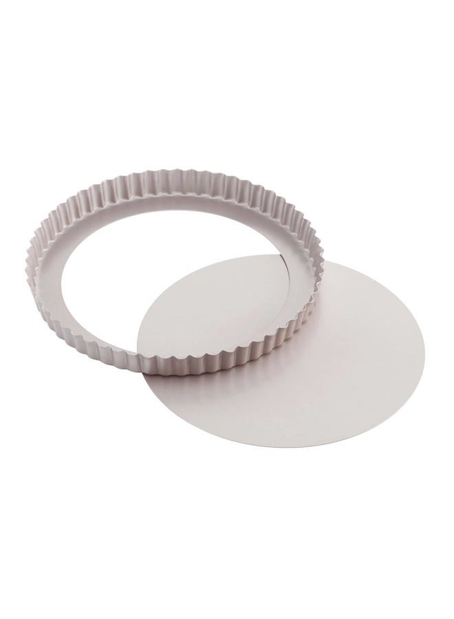 chefmade (2.5cm - 24cm Round) - Non-stick Breakware 24cm Tart Pan with Removable Loose Bottom, Heavy-duty Carbon Steel FDA Approved, Oven Roasting Baking Pie Tray(Champagne Gold) - Image 1