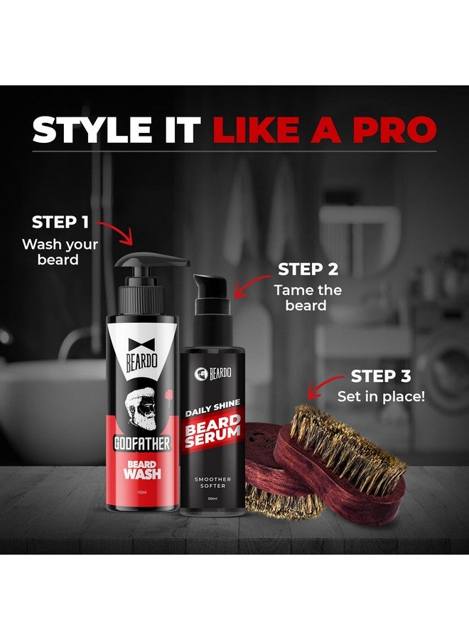 BEARDO Beard Serum, 50 Ml | Daily Use Beard Serum For Men | Softens And Smoothens Rough Beard | Gives Healthy Look To Beard | Shiny And Nourished Beard - Image 4