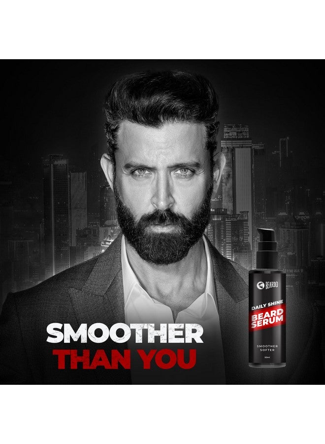 BEARDO Beard Serum, 50 Ml | Daily Use Beard Serum For Men | Softens And Smoothens Rough Beard | Gives Healthy Look To Beard | Shiny And Nourished Beard - Image 2