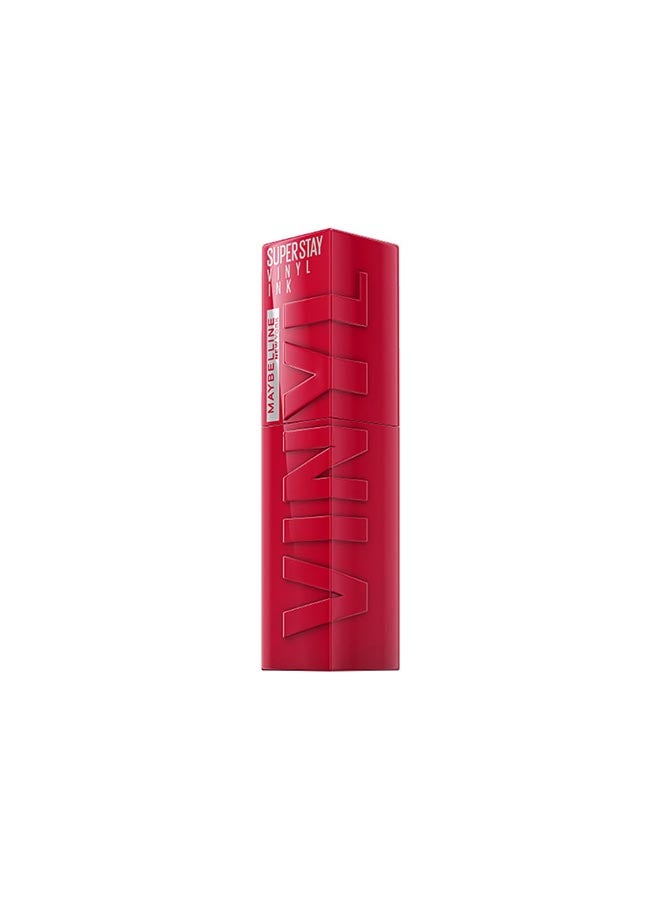 MAYBELLINE NEW YORK Super Stay Vinyl Ink Longwear Transfer Proof Gloss Lipstick, 50 WICKED 50  - Image 1