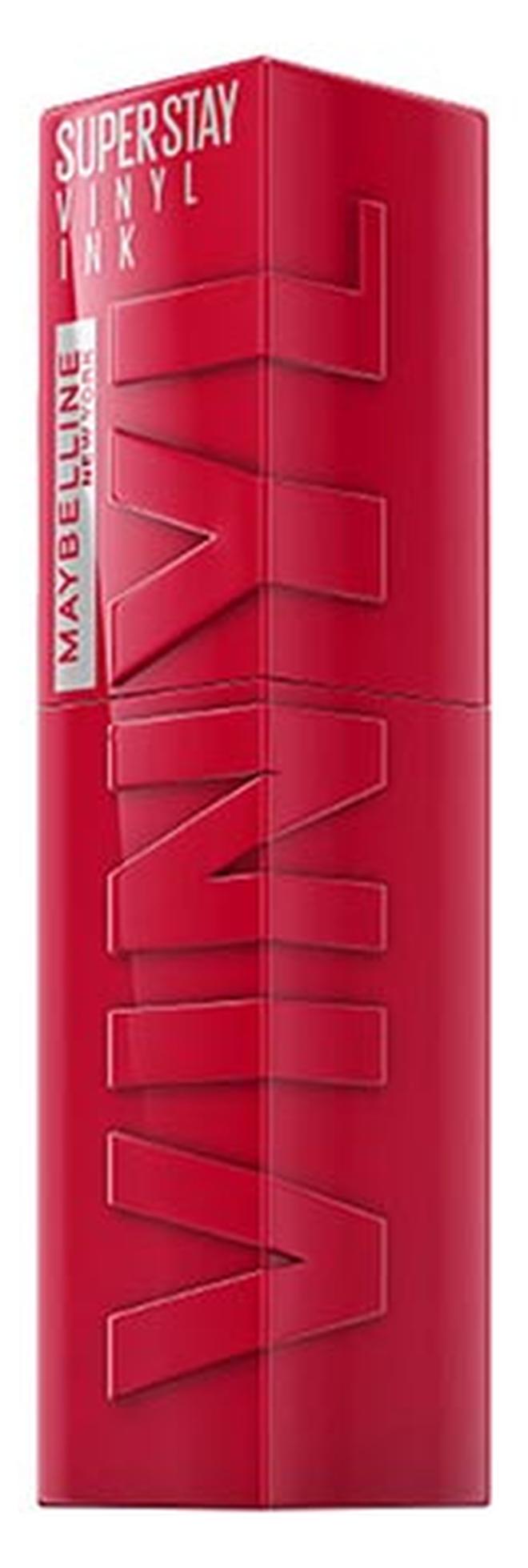 MAYBELLINE NEW YORK أحمر شفاه مايبيلين نيويورك سوبر ستاي فينيل إنك طويل الأمد مقاوم للنقل، 50 ويكيد - Image 1