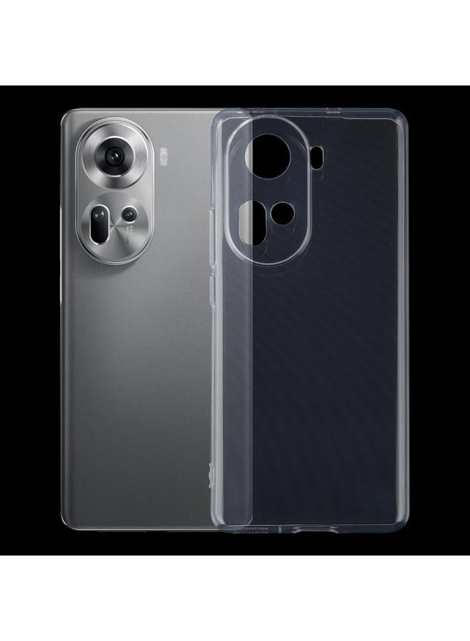 اس-توب جراب هاتف OPPO Reno11 شفاف فائق النحافة مصنوع من مادة TPU - Image 1