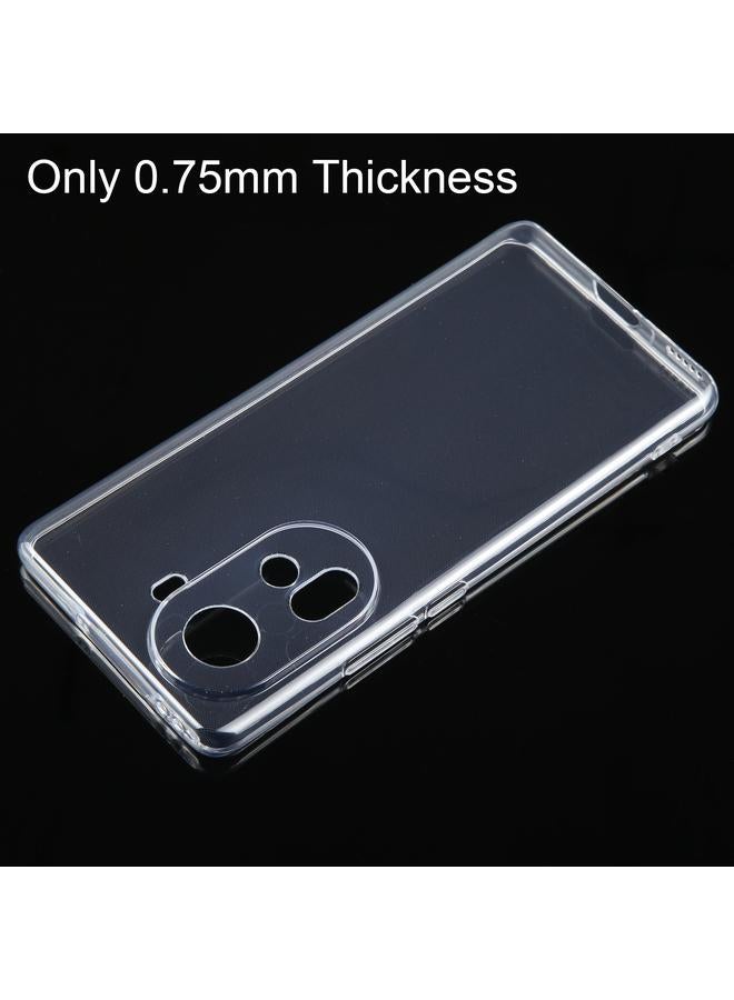 اس-توب جراب هاتف OPPO Reno11 شفاف فائق النحافة مصنوع من مادة TPU - Image 5