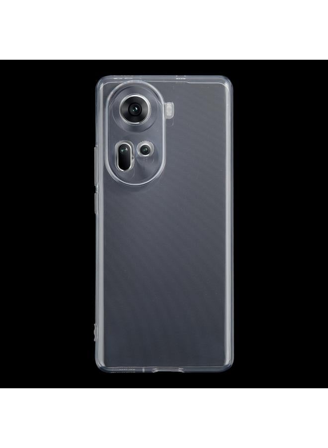 اس-توب جراب هاتف OPPO Reno11 شفاف فائق النحافة مصنوع من مادة TPU - Image 2