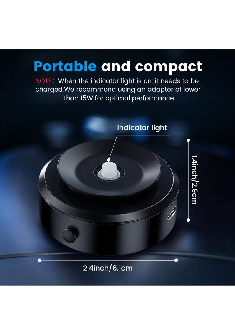 Zoom Plus 360° Rotation Adjustment Smart Car Mobile Phone Holder, Magnetic Black Technology, Universal Suction Cup, Stable Vacuum Adsorption (Black)  - Image 4