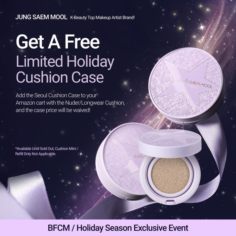 JUNG SAEM MOOL [ SPF ] Essential Skin Nuder Cushion (21 Medium) | Refill Not Included (0.49 Fl Oz) | SPF50 Broad Spectrum | Natural Finish | Makeup Artist Brand - Image 2