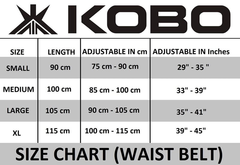 Kobo Imported Back Support Weight Lifting Belt - Gym Belt (Neoprene, S) - Image 5