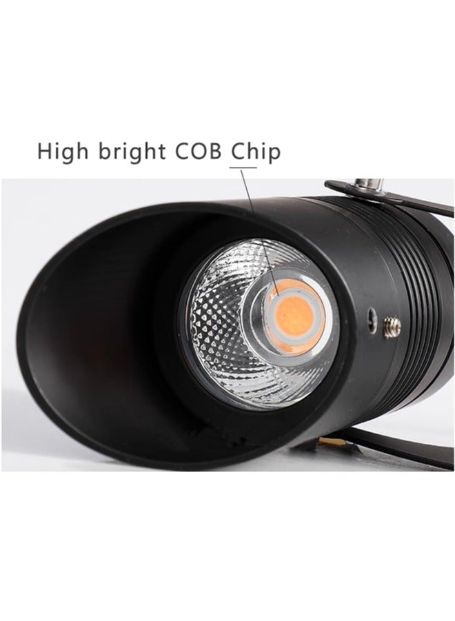 أدى أضواء المناظر الطبيعية سبايك 7W 220V 3000K الأبيض الدافئ قابل للتعديل حديقة سبايك الأضواء مع كوب الضوء، في الهواء الطلق للماء الطريق الأرضي حتى أضواء الفناء جدار شجرة العشب العلم الأضواء - Image 5