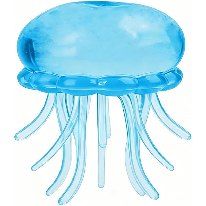 winblot Jellyfish Squeeze Toys, Relieve Stress, Slow Rise Squishy, Ultra Moldable Stress Relief Sensory Toy for Adults (Blue) - Image 1