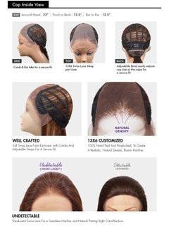 Sensationnel WHAT LACE 13x6 Wigs - Cloud 9 Synthetic Hair Hand Tied Natural Preplucked Hairline Illusion Lace Frontal Lacewig -Whatlace SOLANA (1) 