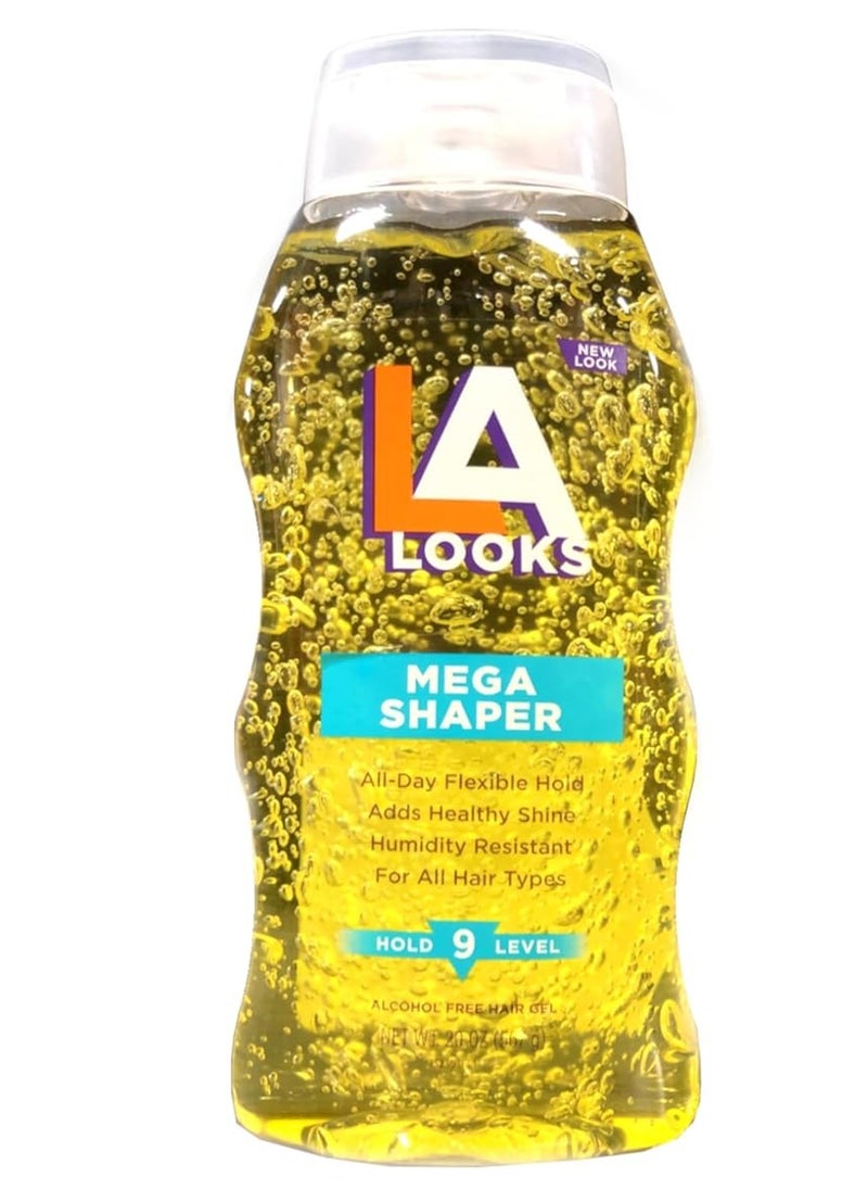 la looks La Looks Gel #9 Mega Mega 20 Ounce (Yellow) (591ml) (3 Pack)  - Image 2