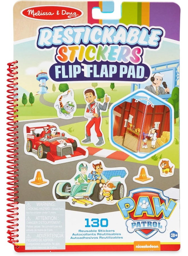 Melissa & Doug كتاب ملصقات قابل لإعادة اللصق من ميليسا ودوج - باترول PAW - مهام كلاسيكية | لوحة نشاط | 3+ | هدية للصبي أو الفتاة - Image 1