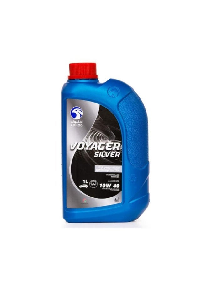 ADNOC Voyager Silver SAE 10W-40 (1L) - Image 1