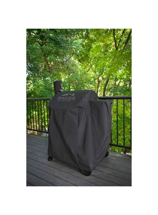 TRAEGER Full Length Heavy Duty All-Weather Grill Cover for Pro 575 Black 26.67 x 8.38 x 29.21 cm BAC556 - Image 2