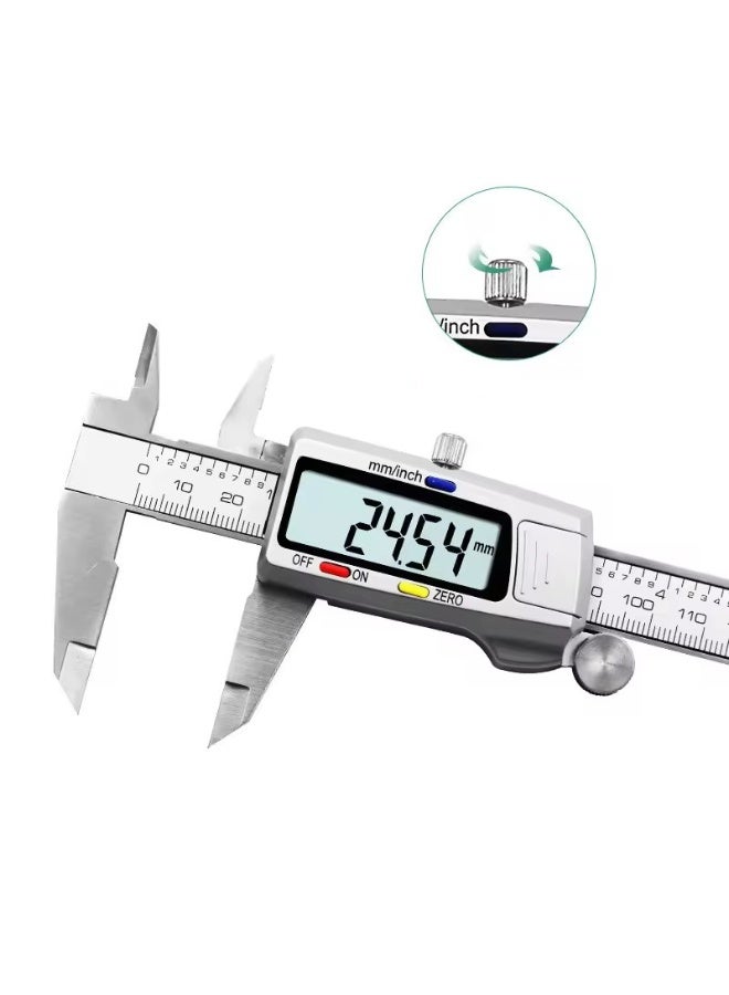 Stainless Steel Caliper 0-150mm Electronic Digital Display Vernier Caliper Internal External Diameter - Image 1