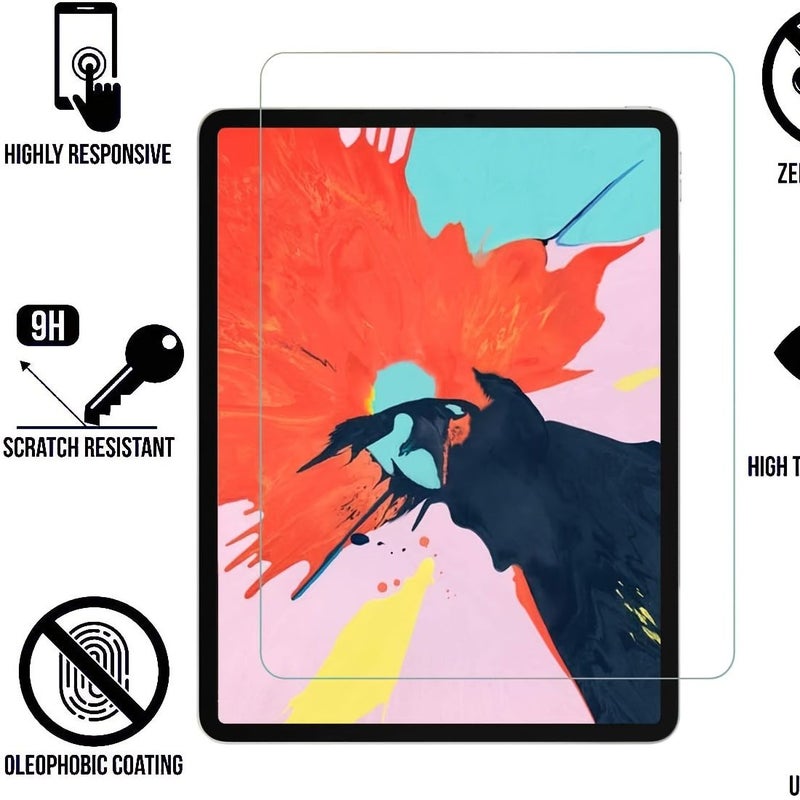 A Transparent Tempered Glass Screen Protector For Redmi Pad 2 11 Inch 2025 Model, HD Clarity Scratch Resistant High Touch Sensitivity Precise Fit Easy Installation 1 Pack - Image 2