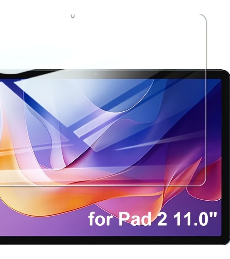 A Transparent Tempered Glass Screen Protector For Redmi Pad 2 11 Inch 2025 Model, HD Clarity Scratch Resistant High Touch Sensitivity Precise Fit Easy Installation 1 Pack - Image 1