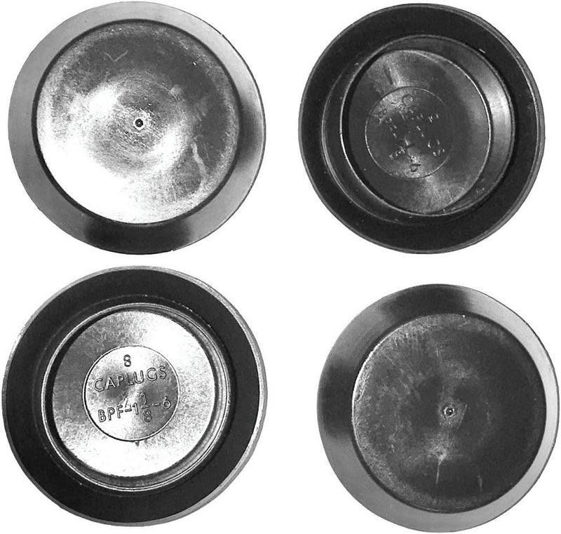 Caplugs 2 1/2" 2.5 inch Flush Mount Black Plastic Body and Sheet Metal Hole Plug Qty 5 - Image 3