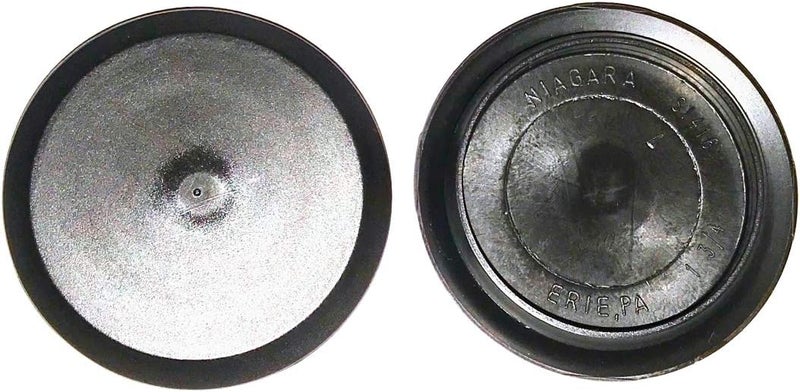 Caplugs 2 1/2" 2.5 inch Flush Mount Black Plastic Body and Sheet Metal Hole Plug Qty 5 - Image 2