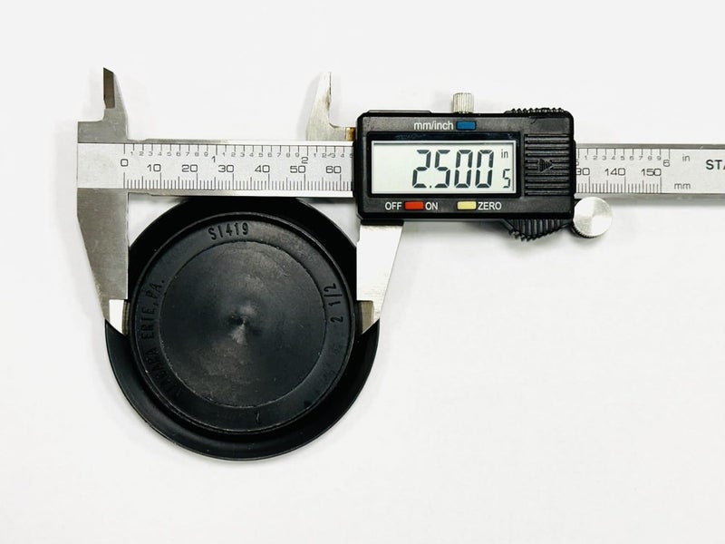Caplugs 2 1/2" 2.5 inch Flush Mount Black Plastic Body and Sheet Metal Hole Plug Qty 5 - Image 5