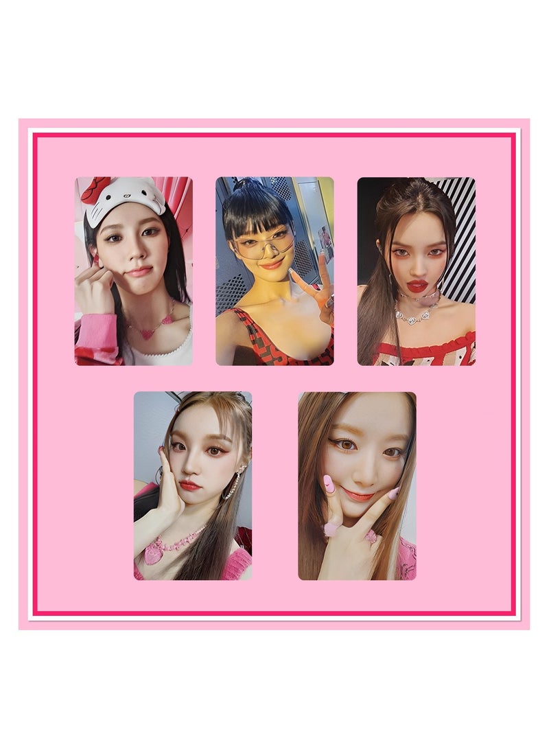 NIBEMINENT 5 قطع بطاقات لومي (جي) آي-دل لشعور المعجبين هدايا مجموعة