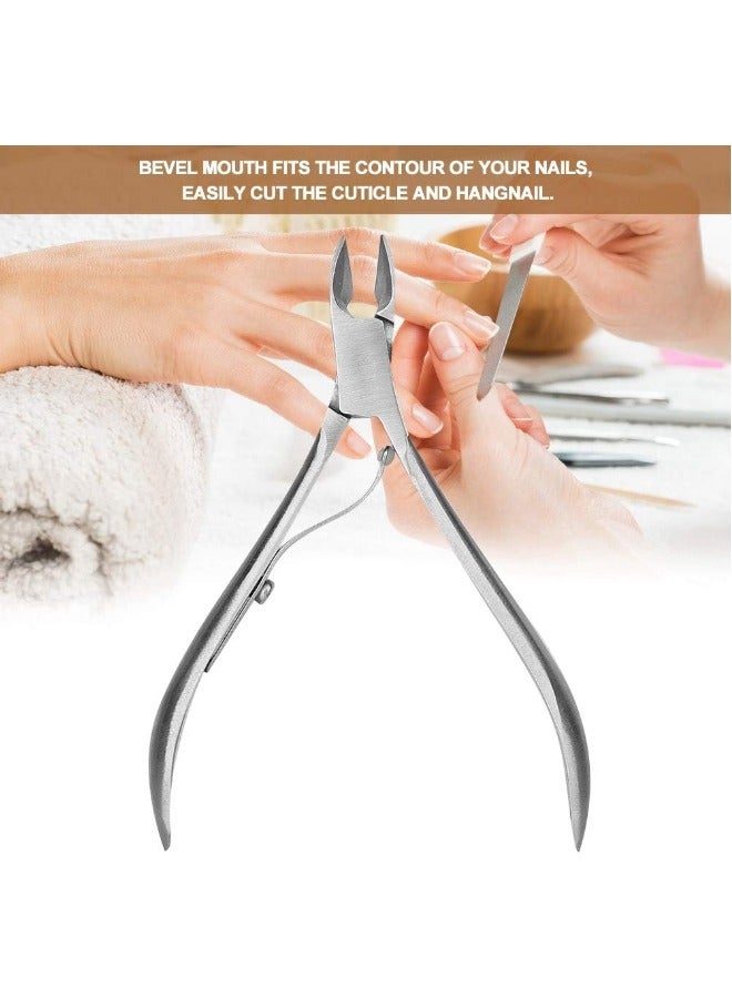 Globalstar Stainless Steel Cuticle Trimmer - Precision Nail Dead Skin Clipper for Manicure and Pedicure - Image 2