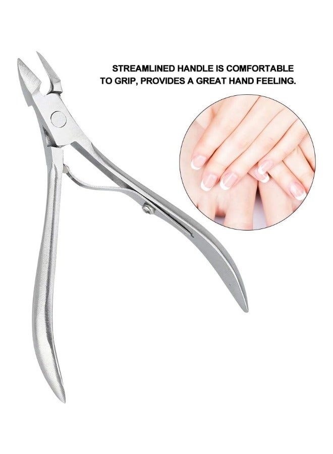 Globalstar Stainless Steel Cuticle Trimmer - Precision Nail Dead Skin Clipper for Manicure and Pedicure - Image 3