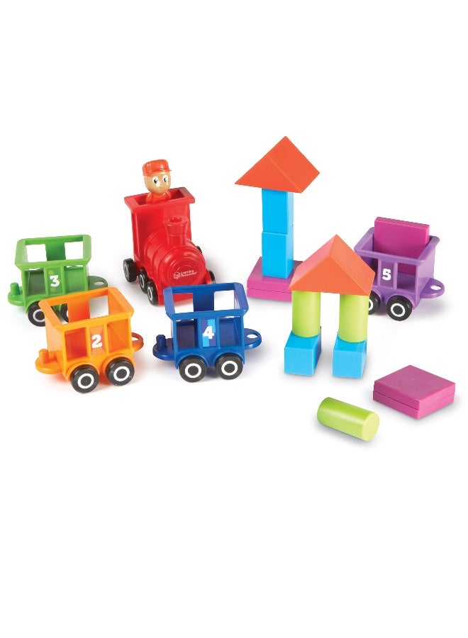 ليرننج ريسورسز موارد التعلم - لعبة العد واللون - تشو تشو، قطار الأرقام وفرز الأشكال، لعبة تعليمية للأطفال الصغار للعد والتعرف على الألوان، للأعمار من سنتين فما فوق - Image 5