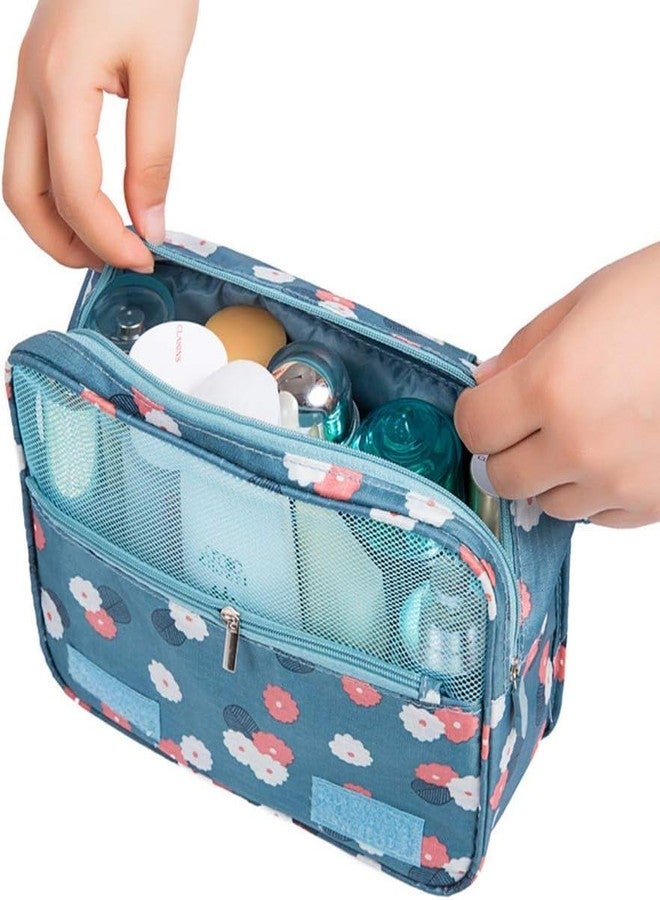CLUSPEX Waterproof Travel Toiletry Bags Hanging Multi-Function Cosmetic Bag Makeup Bag for Women [Multi Colors, Random Design ] - Image 3