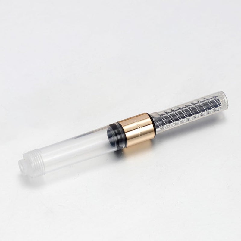 Lanxivi Jinhao 9016 Fountain Pen Fine Point, Dadao Series Clear Acrylic Heartbeat Nib with Large Converter for Writing, Signature and Calligraphy - Image 3