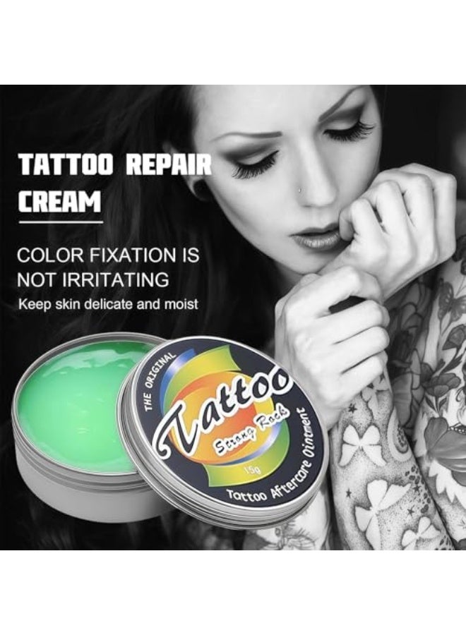 إيلهو Tattoo Aftercare Balm,Old u0026 New Tattoo Moisturizer Healing Brightener for Color Enhance, Color Enhance Cream, Natural Ingredients No-Petroleum, Deeply Moisturize Your Skin - Image 4
