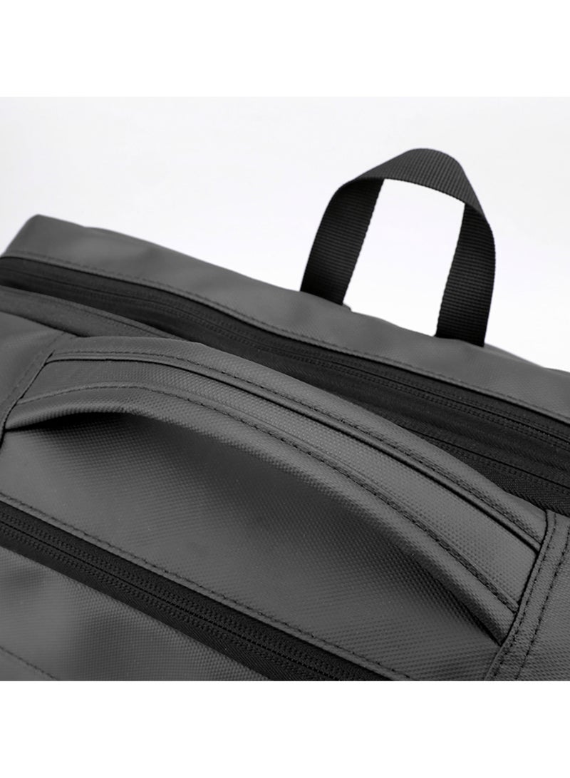 Hike Unisex Expandable Laptop Backpack Water Resistant Daypack with Separate Laptop Compartment for Travel/Business/College, HK63011-1- GREY - Image 4