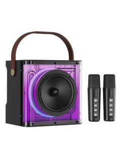 Smart Berry M23 Plus 1 Set Bluetooth Speaker with Microphone 5.0 USB Charging Wireless Speakers with Bluetooth Surround Sound Portable Speaker for Smart TV Microphone with Speaker for Singing Karaoke Family KTV High Quality Speaker  - Image 1