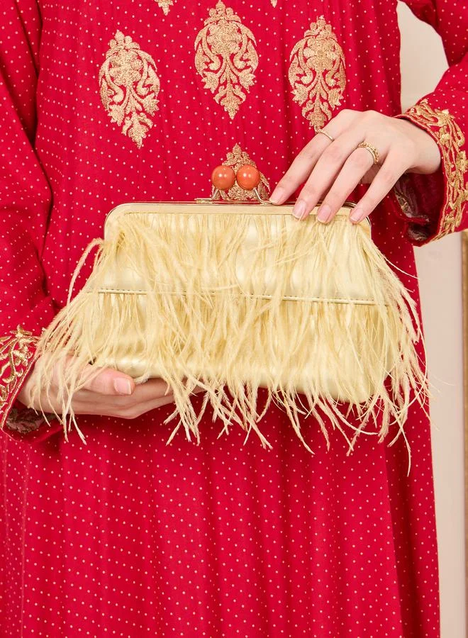 Styli Tassel Detail Clutch Bag