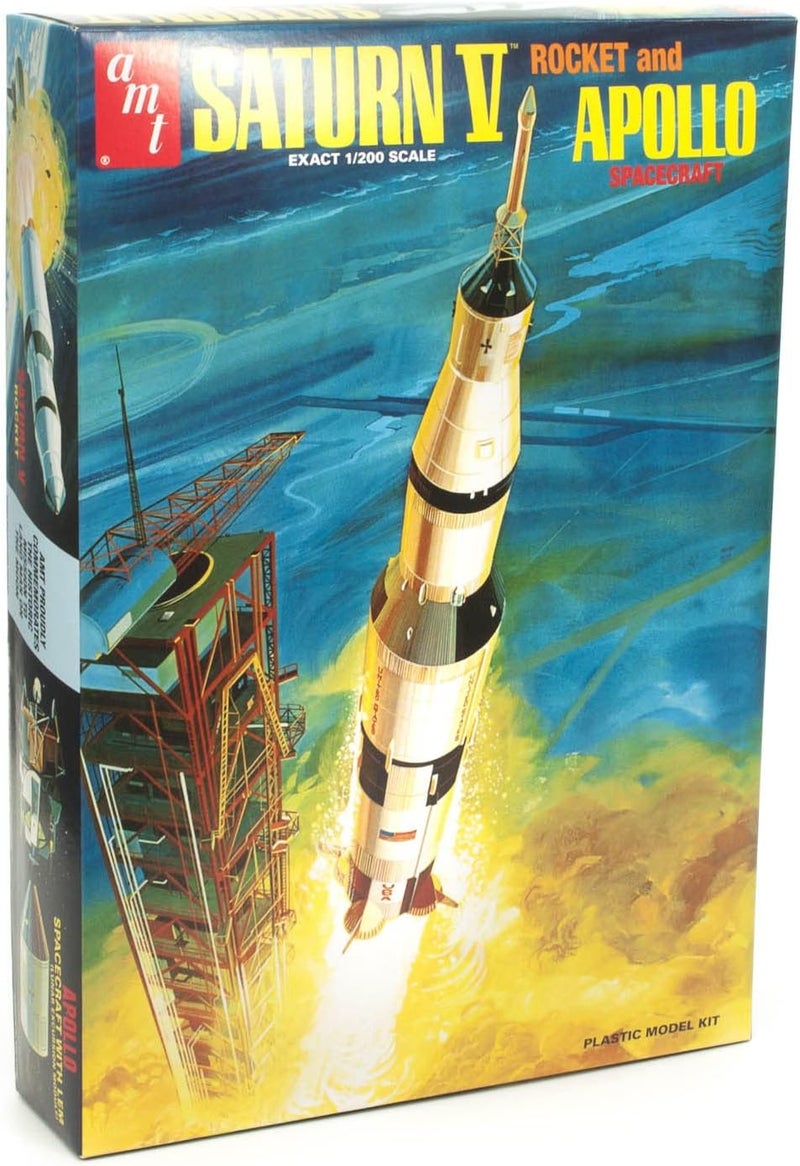 AMT Saturn V Rocket 1200 Scale Model Kit - Image 1