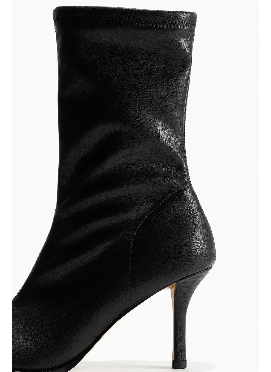 H&M Heeled Sock Boots