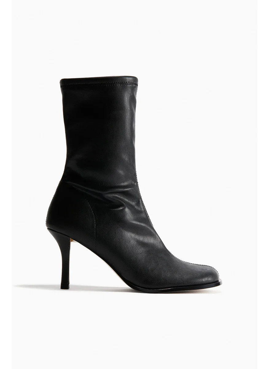 H&M Heeled Sock Boots