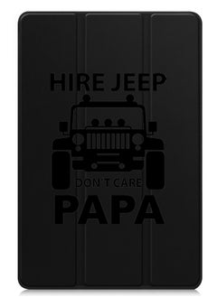 Protective Flip Case For Apple iPad Pro 13 (2024) With Trifold Stand Auto Wake Sleep Shockproof Cover Hire jeep dont care papa black