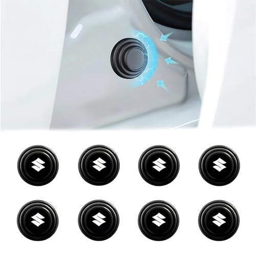 ARKZO 8Pcs Car Door Shock Absorber Pads Stickers for Fronx, Vitara, Brezza, Swift, Baleno, Ertiga, WagonR, Alto, Dzire, XL6, S-Presso, Celerio, Eeco, Ciaz, Ignis, Invicto, SX4, Ritz, Victoris - Image 1