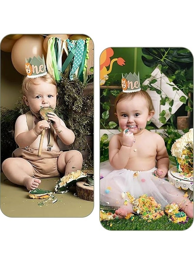 Baby First Birthday Crown, Jungle Wild One Hat 1st Birthday Hat Boy Lion Party Decorations, Suitable For Children'S Birthday Parties - Image 4