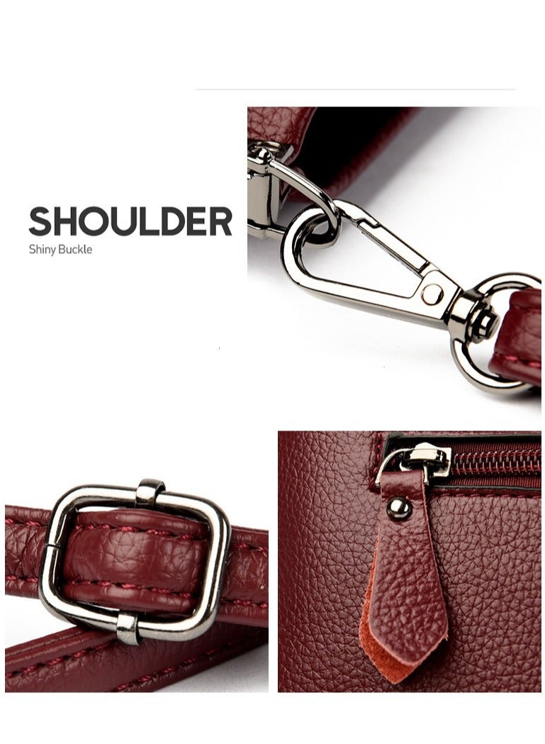 Women's PU Leather Crossbody Wristlet Purse,Elegant Envelope Clutch Wallet & Small Crossbody Bag with Detachable Straps for Evening & Special Occasion - Image 5