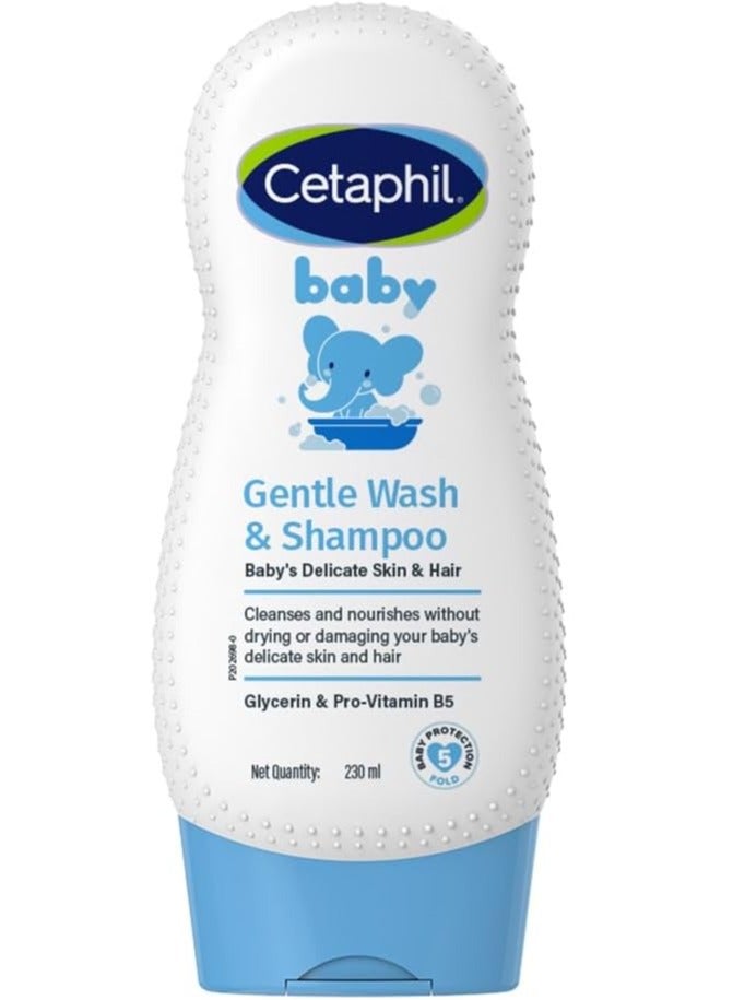 Cetaphil Baby Gentle Wash with natural Calendula, 7.8 Ounce - Image 1