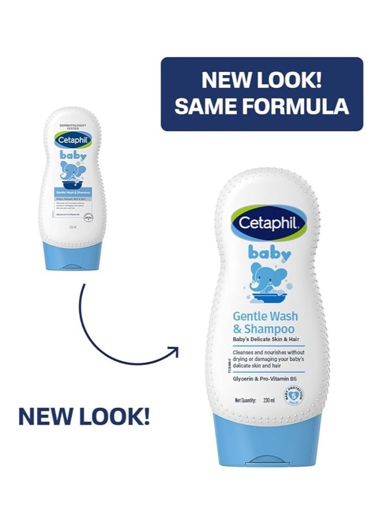 Cetaphil Baby Gentle Wash with natural Calendula, 7.8 Ounce - Image 2