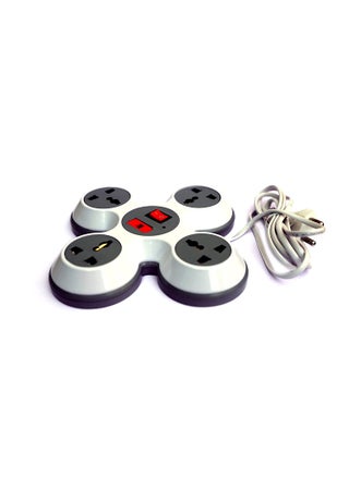 Tool Point 10 Amp 4 Way Extension Board Power Strip 4 Socket Extension Boards (White Black) (1) - pzsku/ZB67900AF74FD3CB91340Z/45/1743255242/327fdf3f-99df-41bc-81e5-c21f392c715e