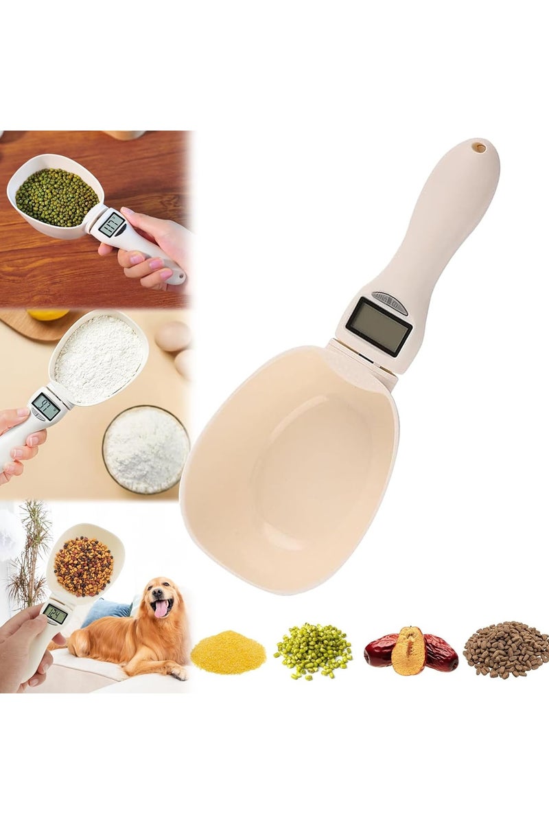 CMGTYYD Digital Measuring Spoon,Adjustable Electronic Measuring Spoon,Gram Measuring Spoons Electronic Scale with Measuring Spoons,Compact Spoon Scale for Accurate Home Kitchen MeasurementMaximum 250ml(White) - Image 1