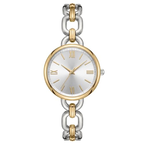 Asan Ge Womens Watch with Adjustable Chain Bracelet Long Lasting PlatingVintage Dainty Watches for LadyElegant Small Wrists No Tool Required Water Resistant 100ft - Image 1